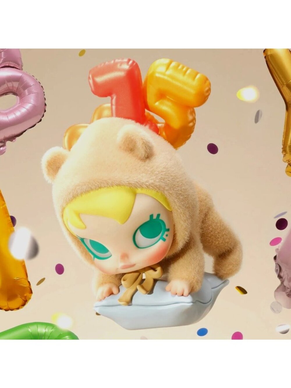 Little Cutie MOLLY Flocked Figure Celebrating The Moment Series Pop Mart